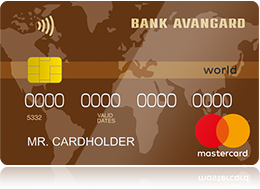 Банк «Авангард» MasterCard World Cash Back